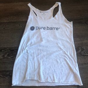 Gray Pure Barre tank